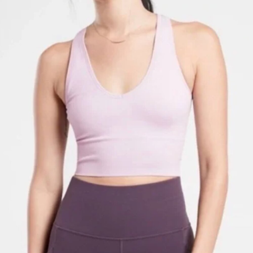 Athleta Aurora Crop Rib Tank